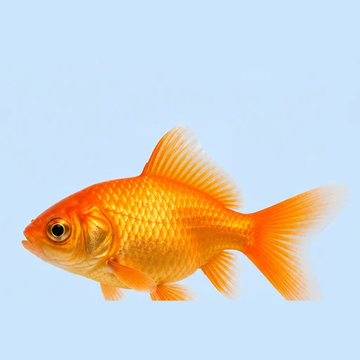 ảnh chụp con cá trên nền màu nhạt