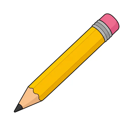 một cái bút chì gỗ