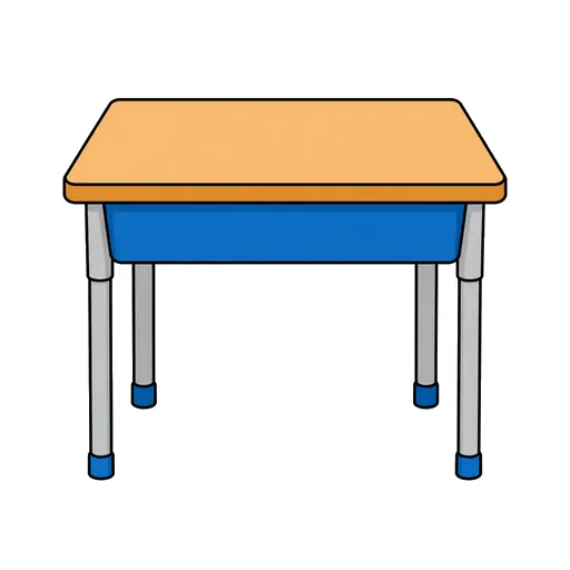 một cái bàn học sinh