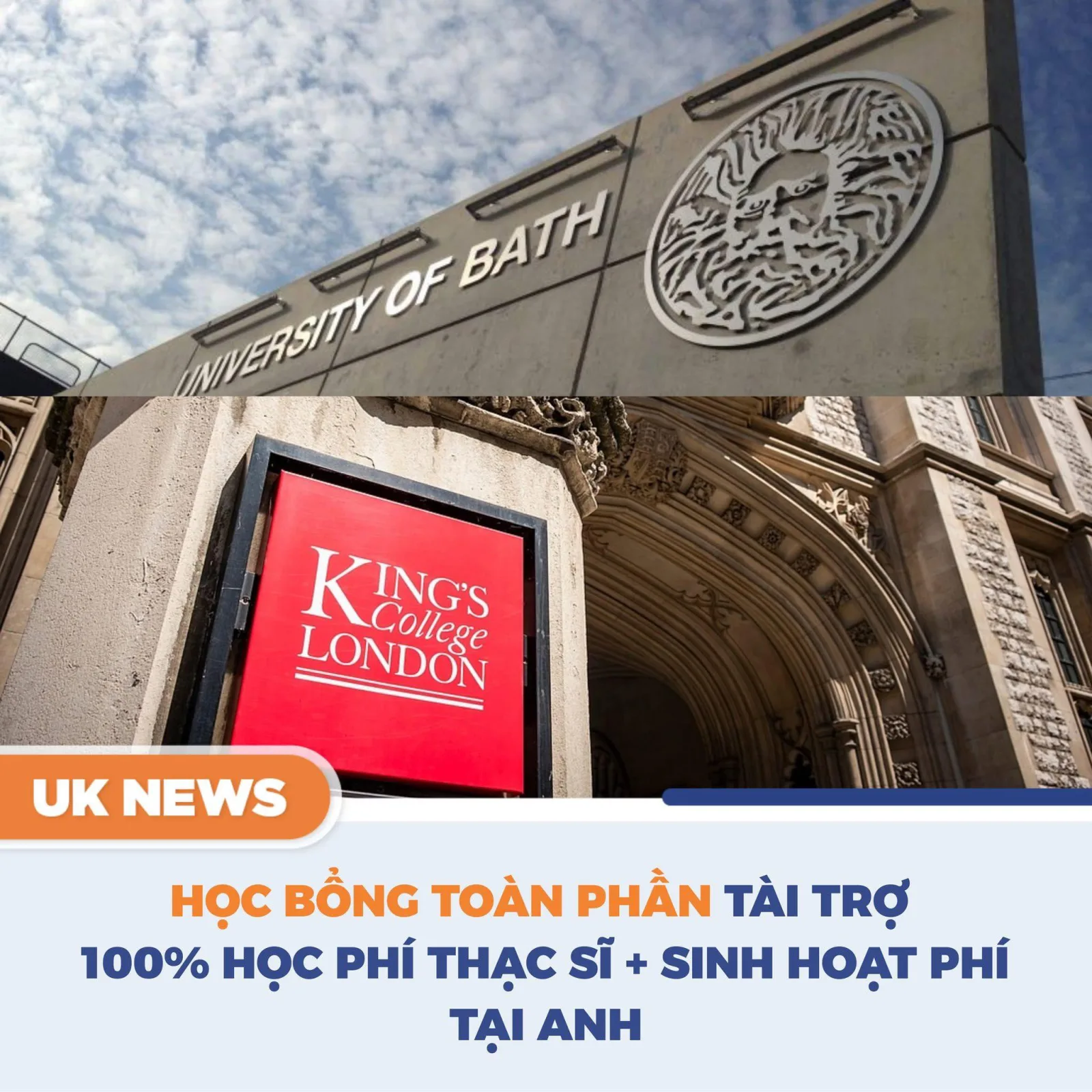 Học bổng CMA CGM: toàn phần bậc thạc sĩ tại Anh, kèm sinh hoạt phí