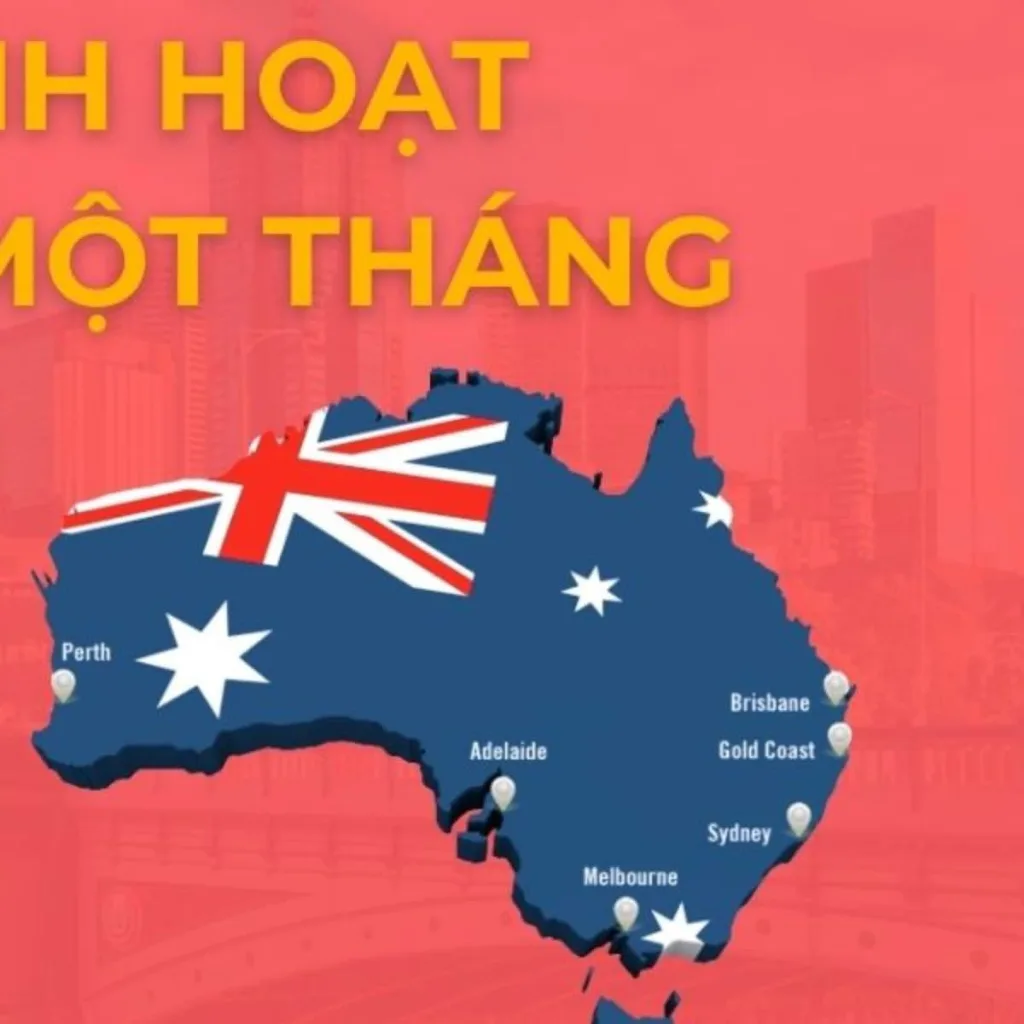 Chi phí sinh hoạt một tháng ở Úc: con số thật và cách lập ngân sách