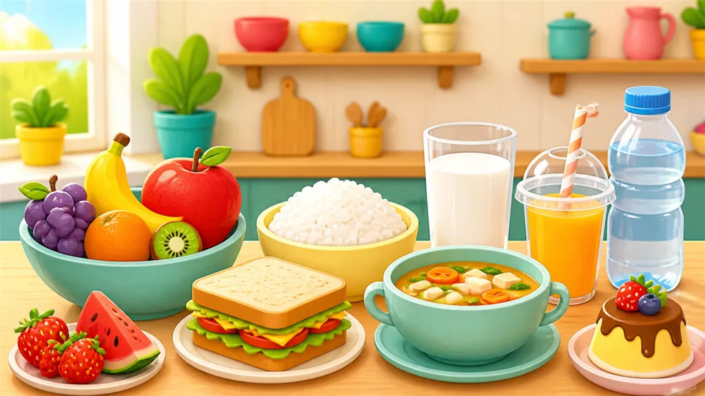 Tiếng Anh cho trẻ em · Bài 4 — Đồ ăn thức uống