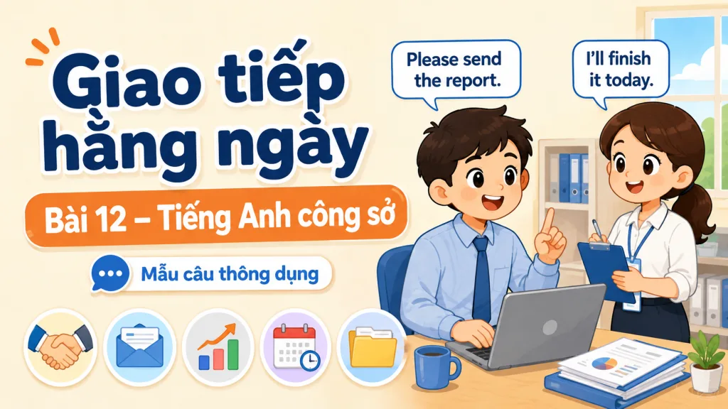 Giao tiếp hằng ngày · Bài 12 — Tiếng Anh công sở