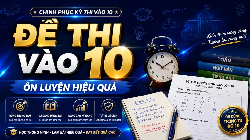 Đề thi vào 10