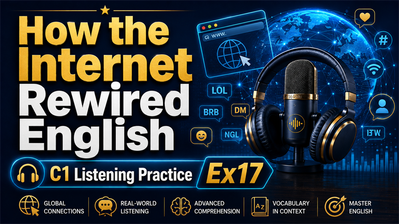 How the Internet Rewired English — C1 Listening Practice