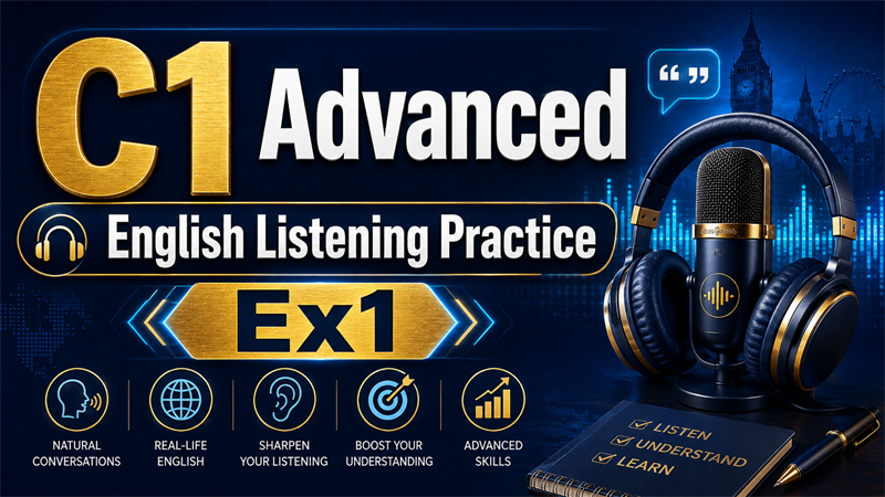 C1 Advanced English Listening Practice