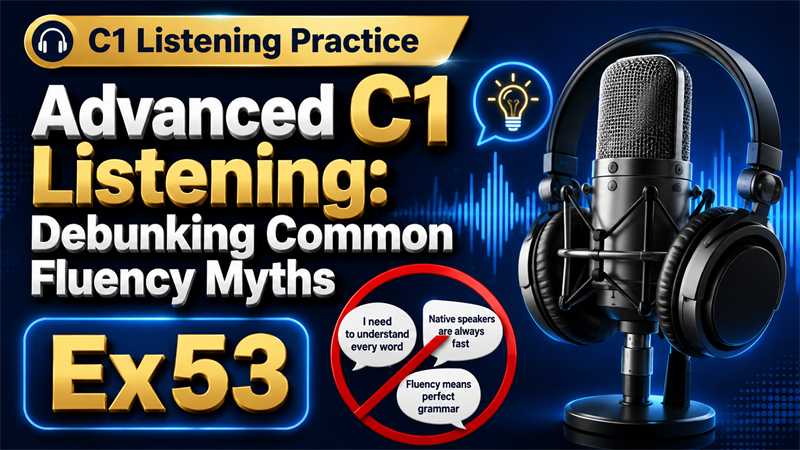 Advanced C1 Listening: Debunking Common Fluency Myths — C1 Listening Practice