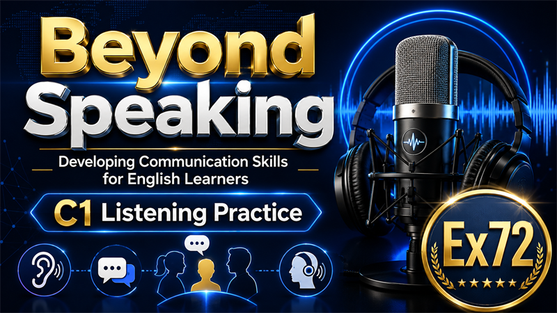 Beyond Speaking: Developing Communication Skills for English Learners — C1 Listening Practice