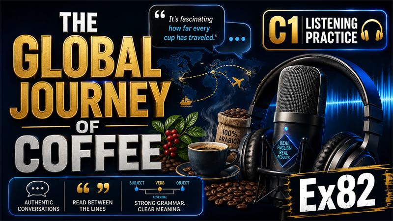 The Global Journey of Coffee — C1 Listening Practice